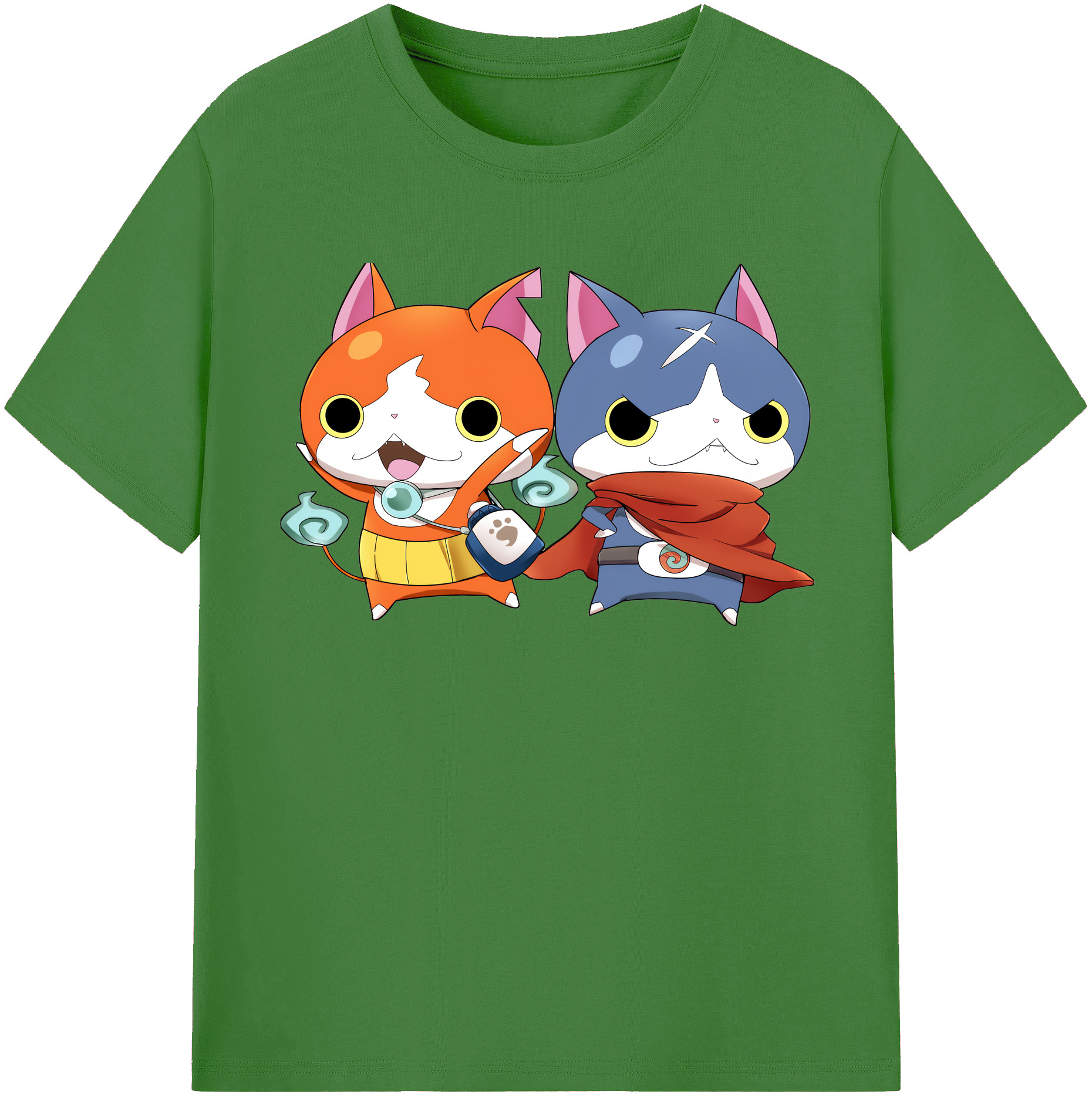 （画像用） 妖怪ウォッチ Yo-kai Watch レディースカジュアルプリントTシャツ（綿100％）
